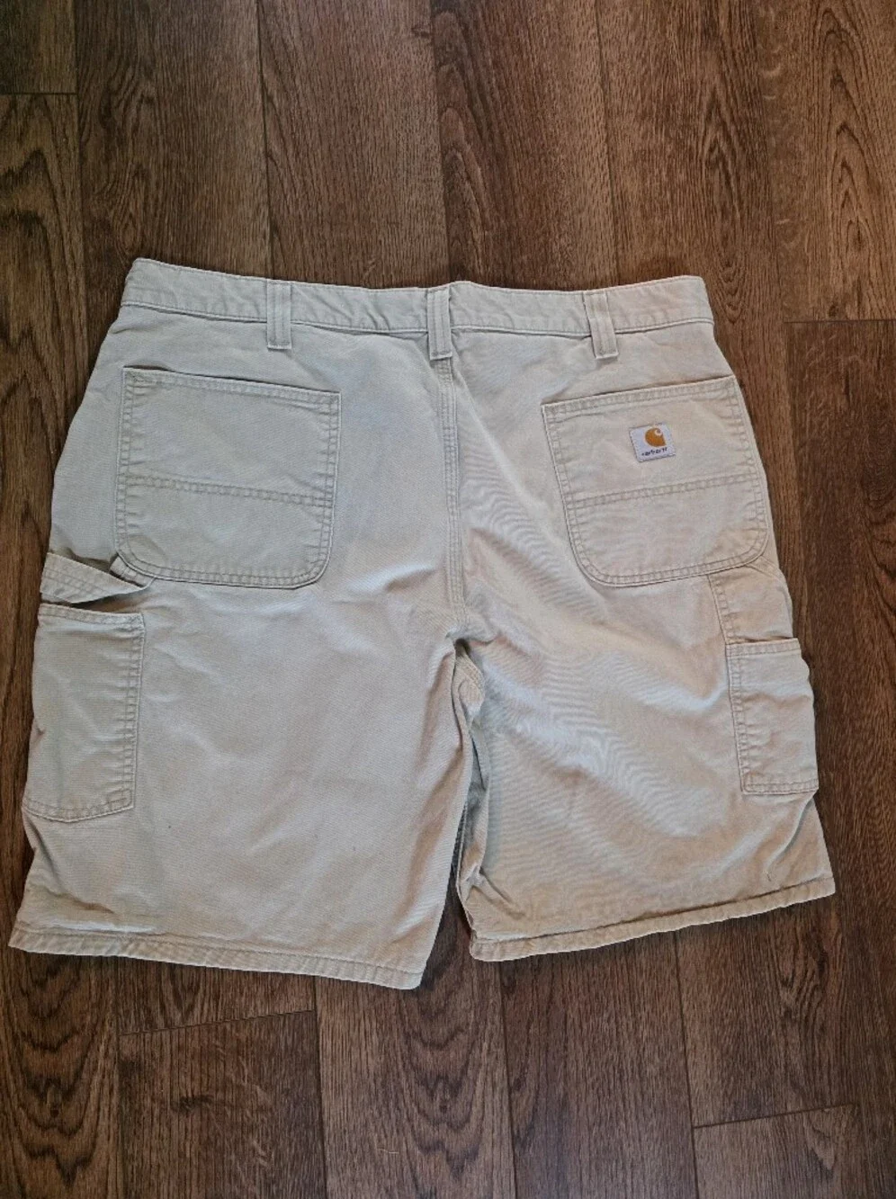 Carhartt Men’s Cargo Shorts — Grey/tan